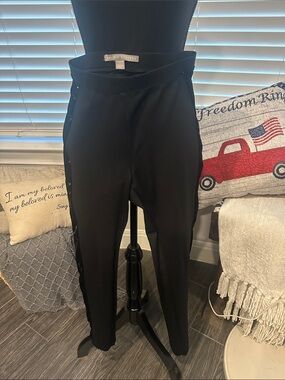 Valerie Stevens Black Ponte Knit Pants